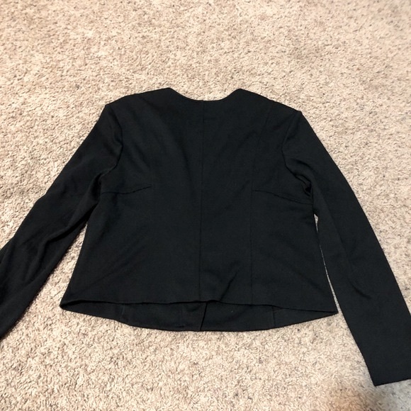 Apt. 9 Black Side Zip Blazer Jacket - Large - Picture 6 of 7